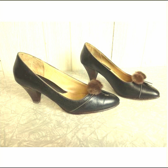 vintage candies shoes wooden heels